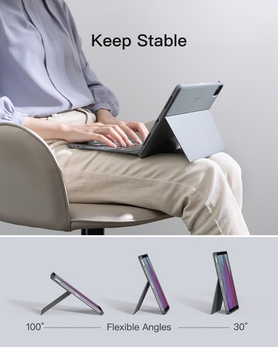 iPad Keyboard Case iPad Pro 11 inch iPad Air 6/5/4 Touchpad Detachable Backlight