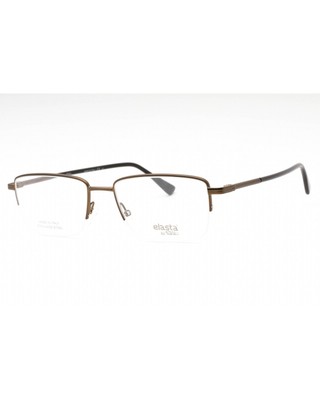 Elasta  by Safilo Half Rim Eyeglasses for Men Brown  - Matte Brown