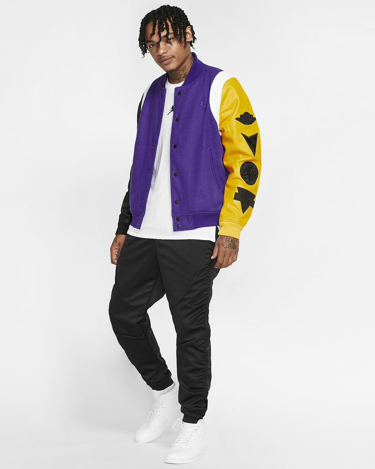 NIKE JORDAN DNA VARSITY MENS JACKET NIKE JORDAN DNA VARSITY MENS JACKET
