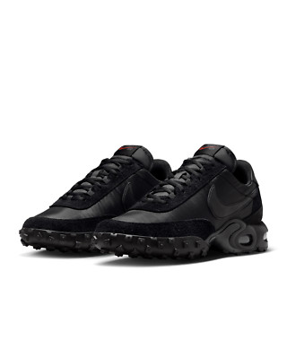 Nike Air Max Waffle SP ''Black and Anthracite'' FV6946-001 Sneakers New [US7.5-12]
