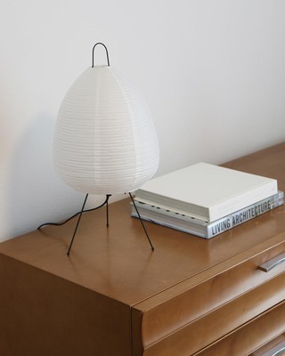 ARIS Noguchi Style Rice Paper Lamp • Akari Lantern Table Lamp • Mini