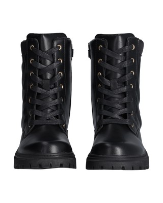 Pre-owned Liu •jo Boots Liu Jo Ankle Boot Faux Leather Black