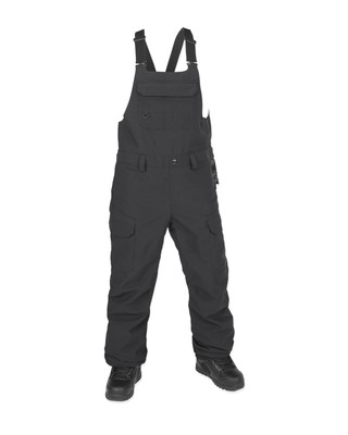 Volcom Creston 3D Stretch Bib Overall Women's Snow Pants, Black, Large