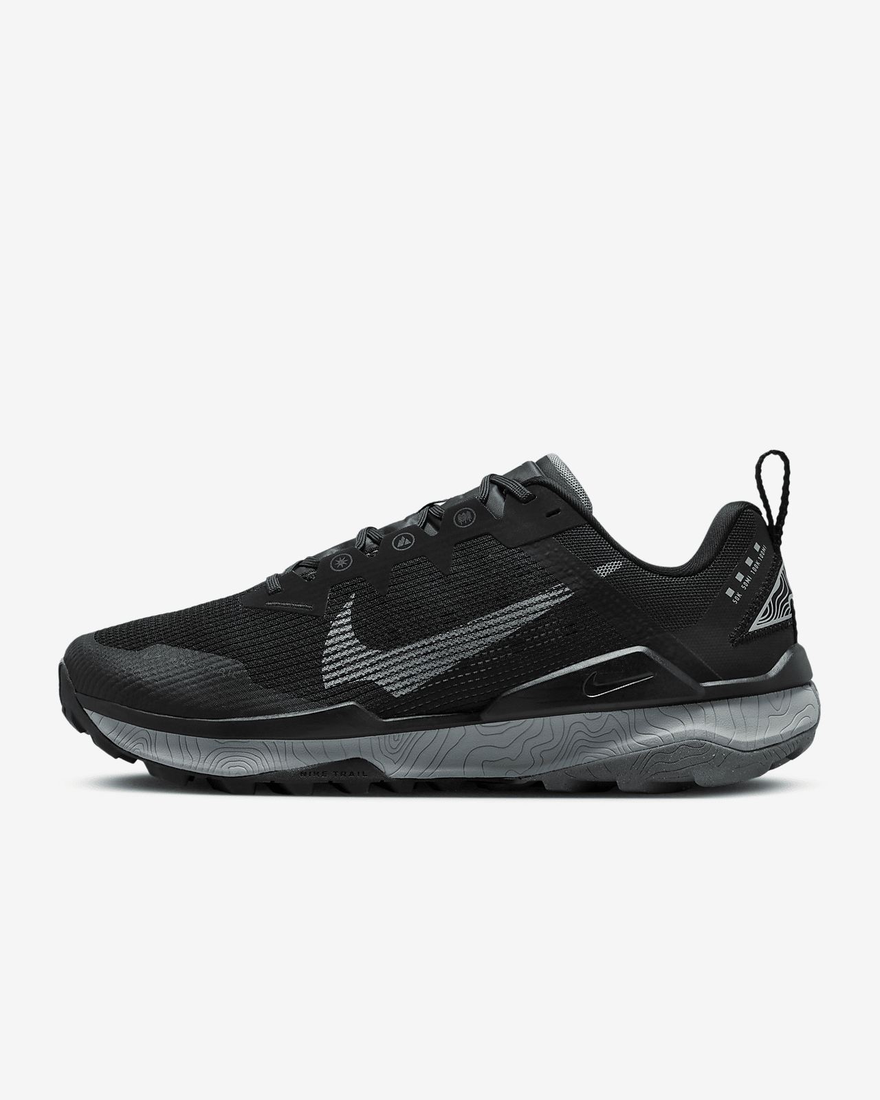 

Кроссовки NIKE WildHorse 8 DR2686-001 «Черный/Холодный серый», Black / cool gray / wolf gray, WildHorse 8