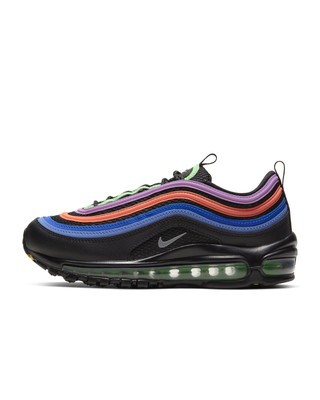 

Женские кроссовки Nike Air Max 97 Black/Silver-Electro Green (CW6028 001) — 6,5