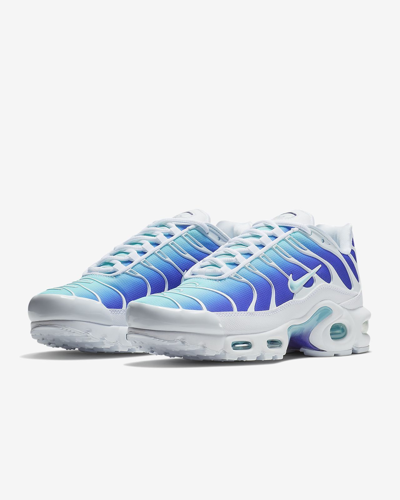 air max plus white bleached aqua