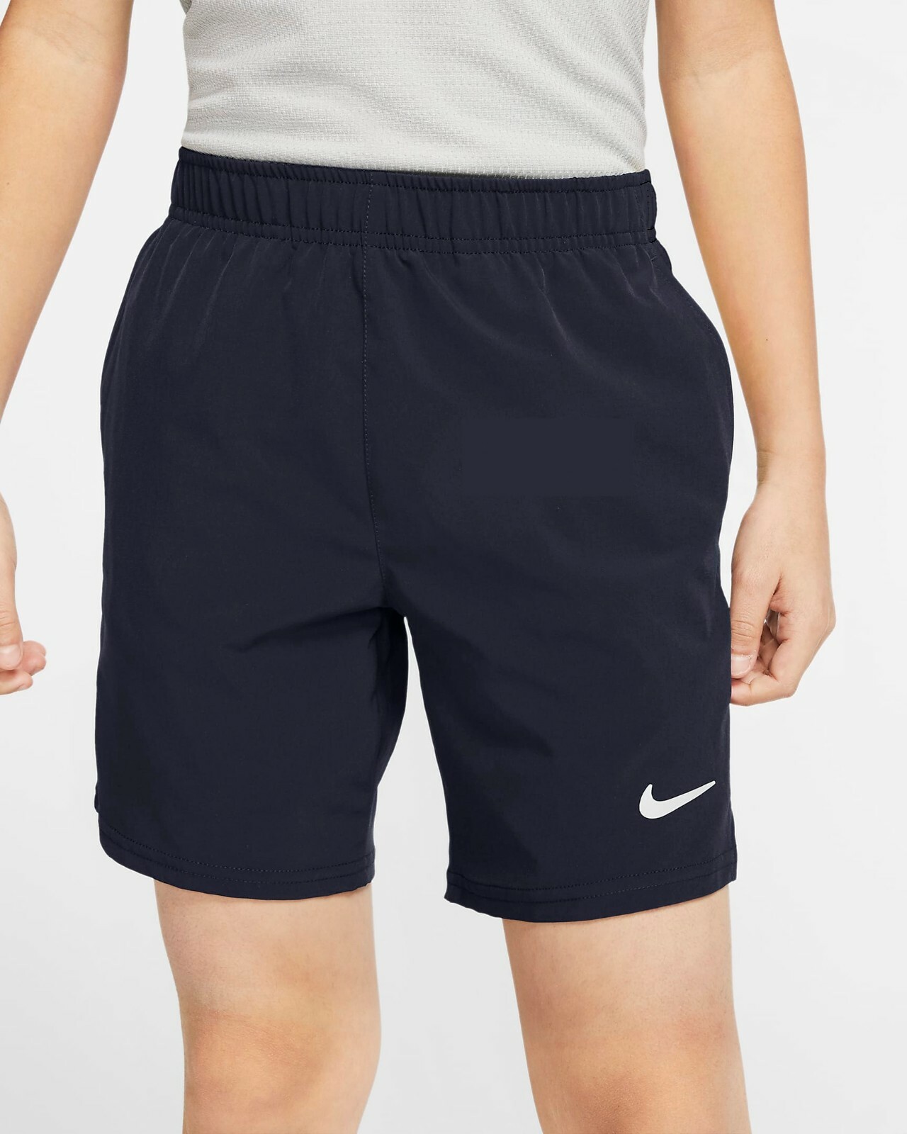 

Шорты Nike Youth Boys Court Flex Ace цвета синий обсидиан/белый