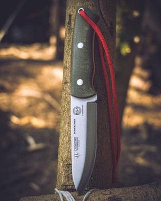 Cudeman Messer 206-F BUSHCRAFTER BS9 Outdoormesser N690 Stahl Canvas Micarta 