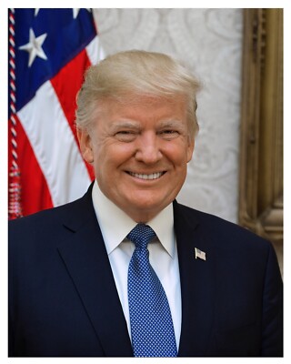 8x10 Glossy Color Photo Art Print 2017 President Donald Trump