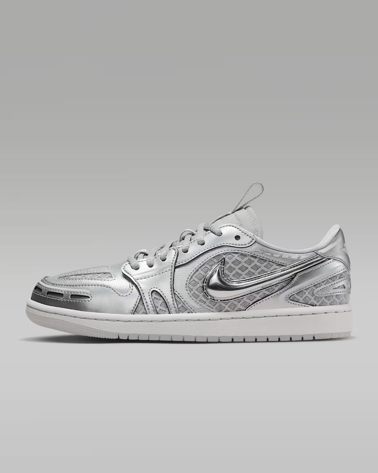 Nike Women's Air Jordan 1 Low Method Of Make Shoes- Metallic