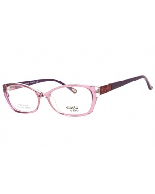 Elasta  by Safilo Cat Eye Eyeglasses Pink  - Plum