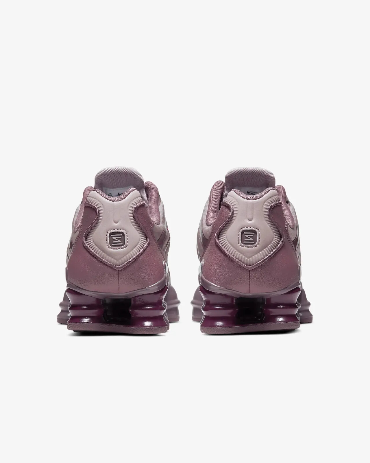 Pre-owned Nike Women's Shox Tl Shoes - Pumice/ Night Maroon (ar3566-200) In Red