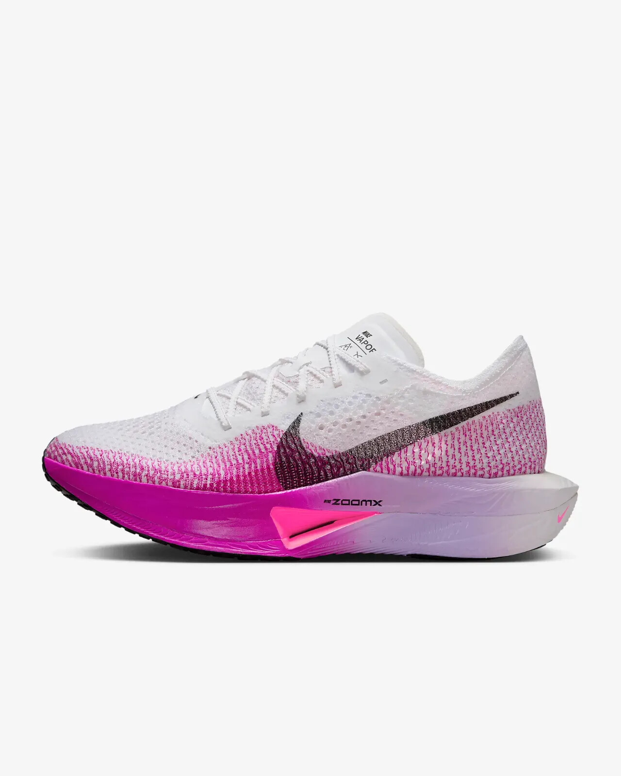Nike ZoomX Vaporfly 3 Next% Road Racing Shoes - White/ Vivid