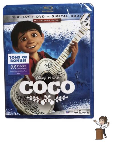 Coco Blu-ray / DVD Set (2019) Disney Pixar BRAND NEW Sealed