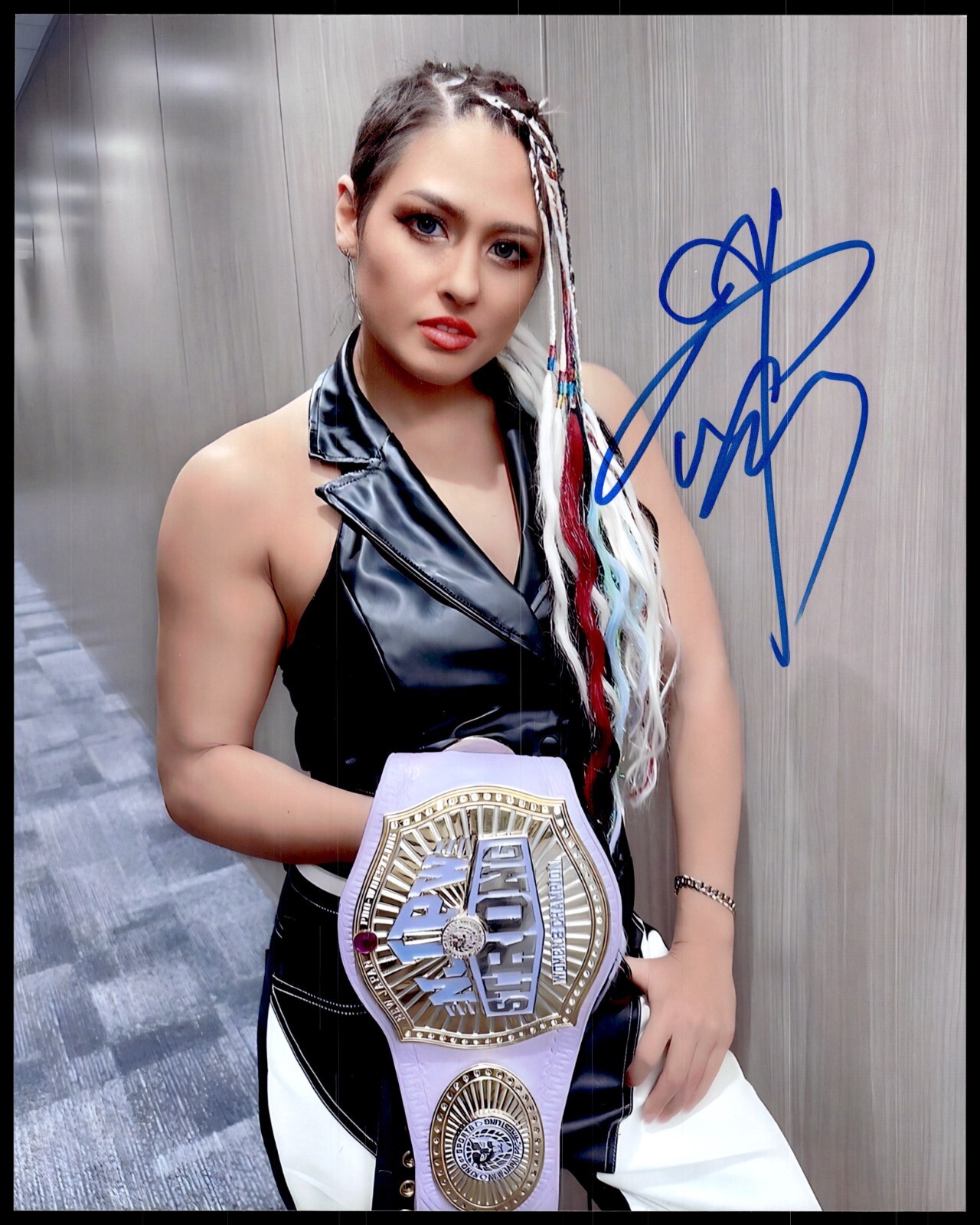 Giulia Sexy NXT NJPW Signed 8x10 Photo Autographed AUTO