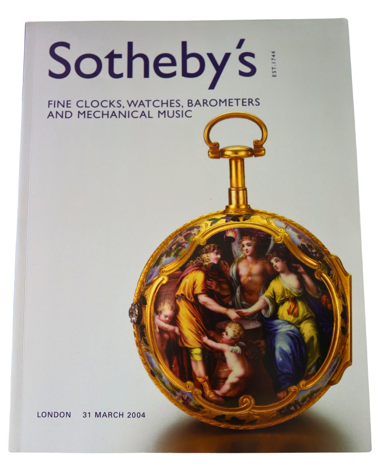 Sotheby's Fine Clocks, Watches, Barometers & Mechanical Music 2004 Catalog