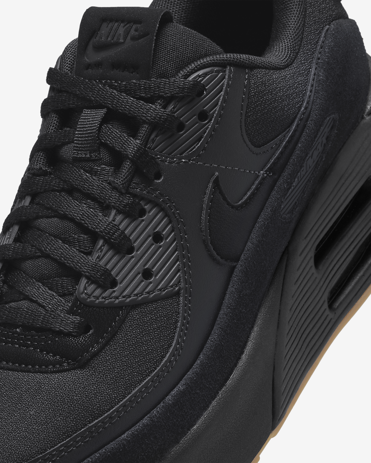 Pre-owned Nike Wmns Air Max 90 Lv8 "black/gum Medium Brown" Hj3847-010 Women [us 5-12]