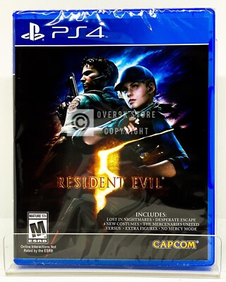 Resident Evil 5 - PS4 - Brand New | Factory Sealed