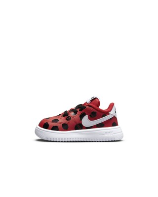

Nike Force 1 18 SE Lil Bugs University Red/White-Black (DC8203) для малышей