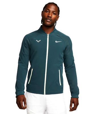 Nike Dri Fit Rafa Deep Jungle Lime Ice Jacket DV2885 328 Mens Size
