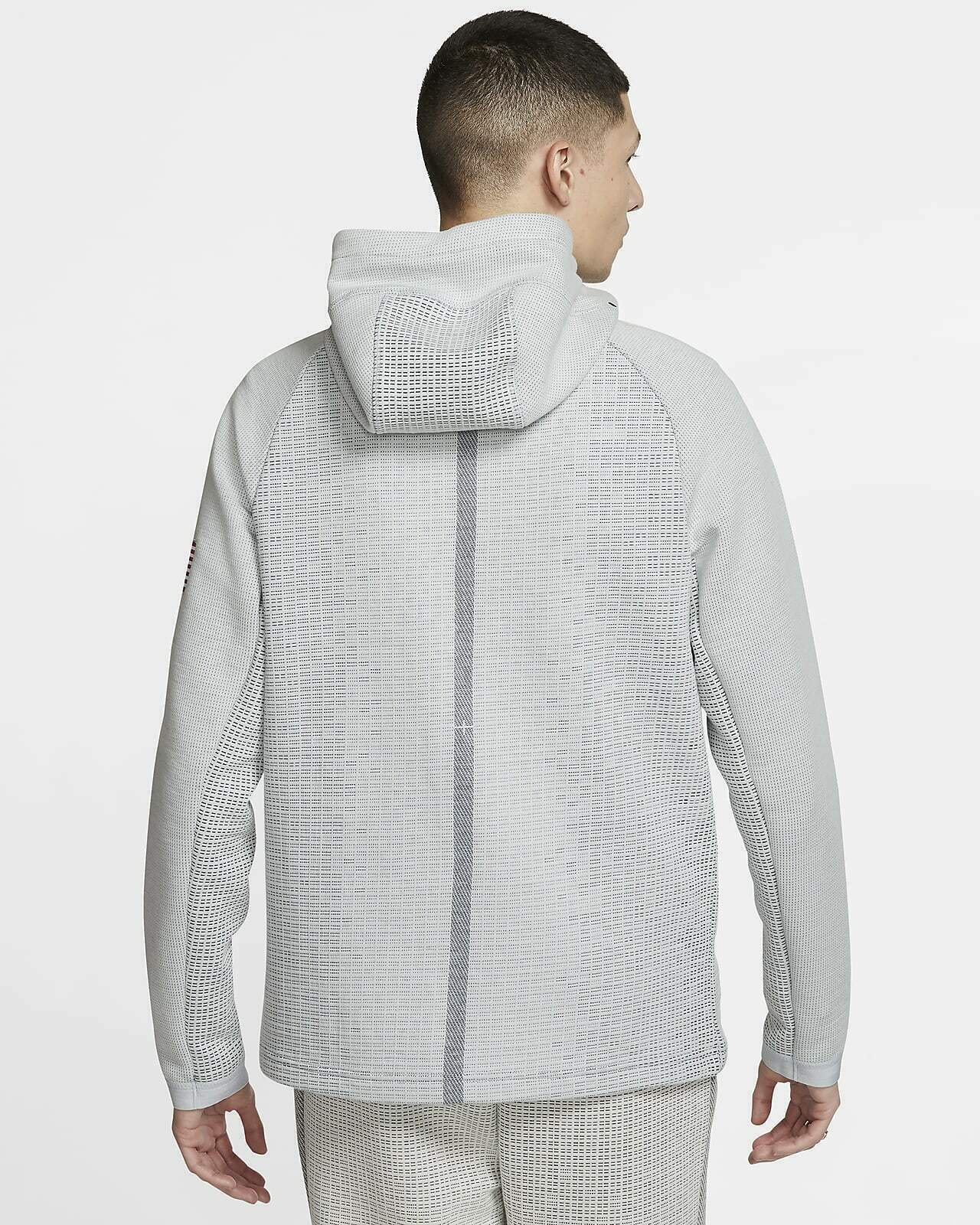 Pre-owned Nike Mens Sportswear Windrunner Usa Olympic Team Tech Pack Hoodie 2xl Ct2798-043 In Multicolor