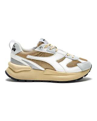 Scarpe Diadora Heritage Mercury Elite Urban Sneaker Casual Donna Pelle Bianco/Or