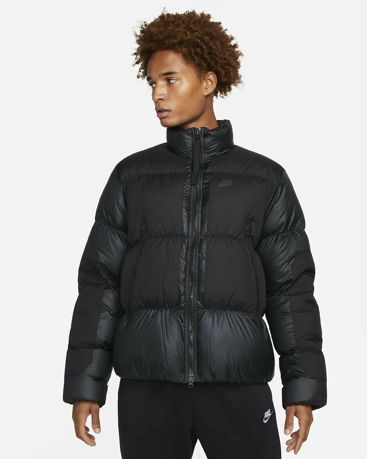 Pre-owned Nike Sportswear Therma-fit Repel Puffer Jacket Black Dd6978-010 S M