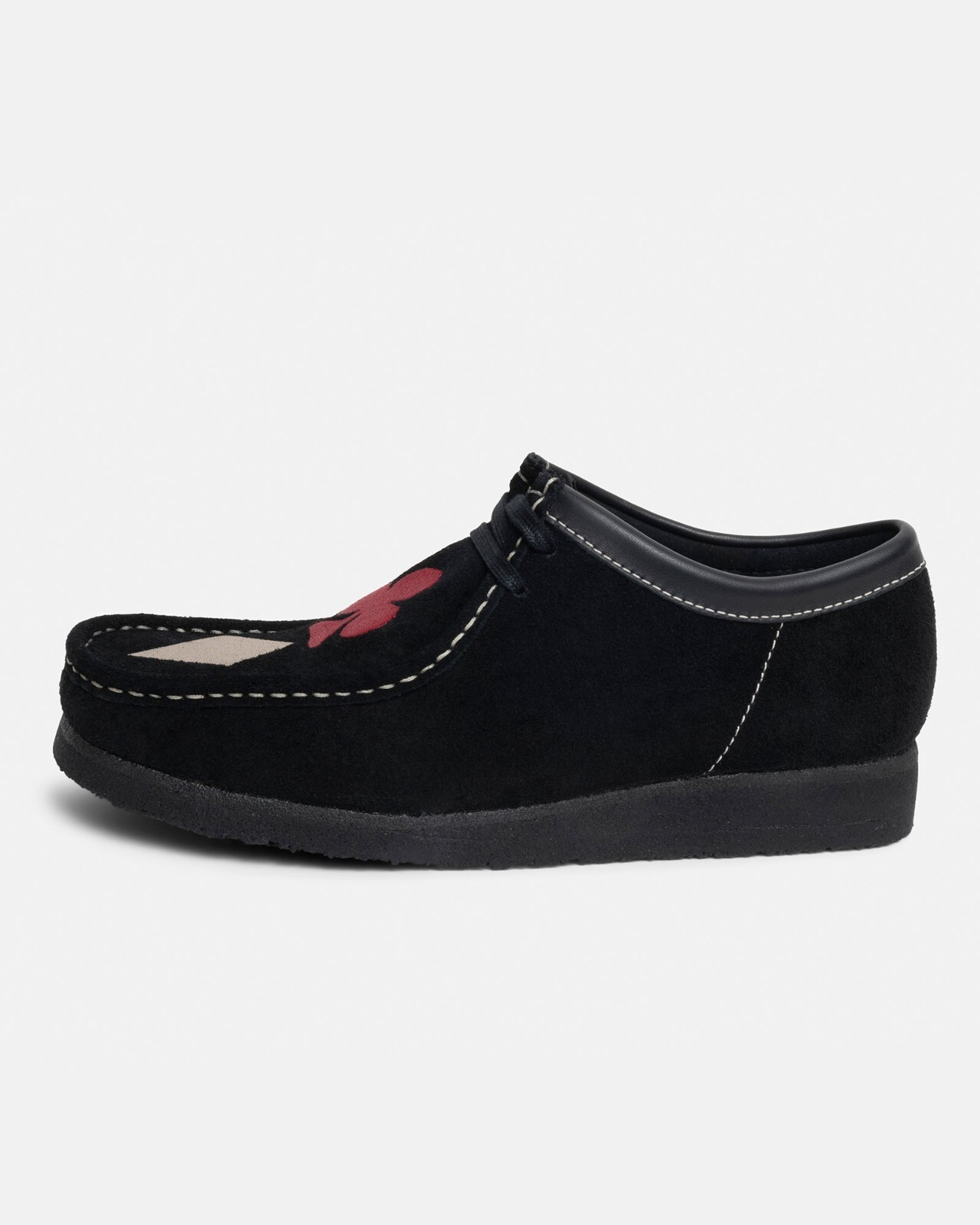 Pre-owned Clarks Stussy X  Originals Wallabee Black Suede Size Uk 4-13 Brand