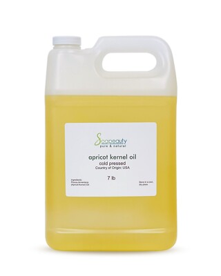 APRICOT KERNEL OIL CARRIER COLD PRESSED NATURAL 100% PURE 7 LB