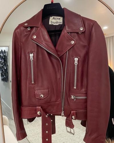$1550 Acne Studios AUTH Leather Biker Motorcycle Jacket $1550 Acne Studios AUTH Leather Biker Motorcycle Jacket