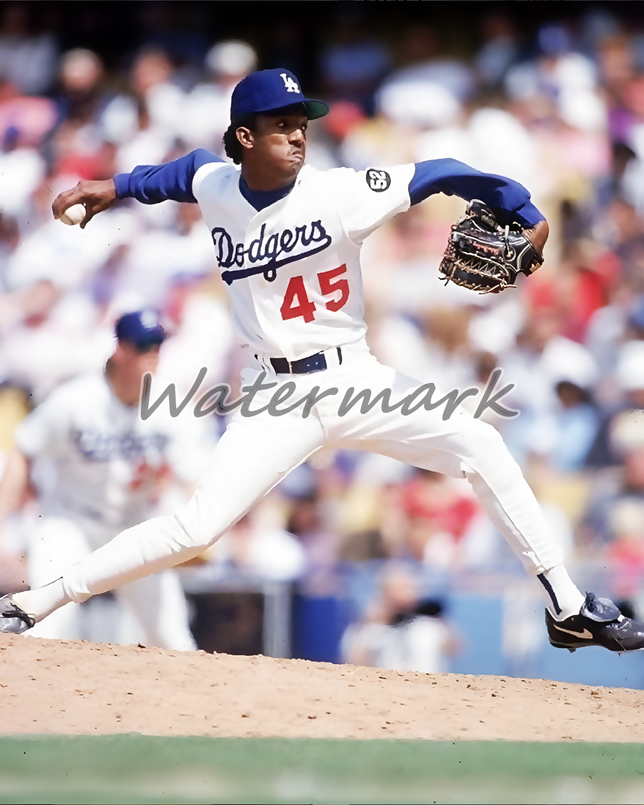 MLB Los Angeles Dodgers Rookie Pitcher Pedro Martinez Game MLB Los Angeles Dodgers Rookie Pitcher Pedro Martinez Game