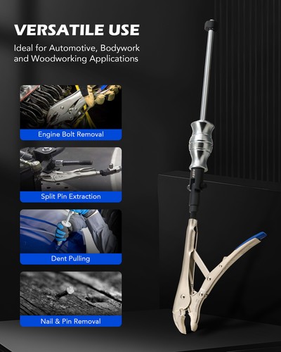 OMT Pneumatic 78415 Locking Pliers Slide Hammer Puller Nail Seal CV Axle Removal