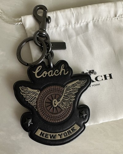 希少✨COACH Bag Charm Keychain Signature NWT COACH BAG CHARM HOLIDAY SPECIAL/ key chain | eBay
