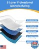 MaxGear White Board Sticker with Self-Adhesive Backing, 36