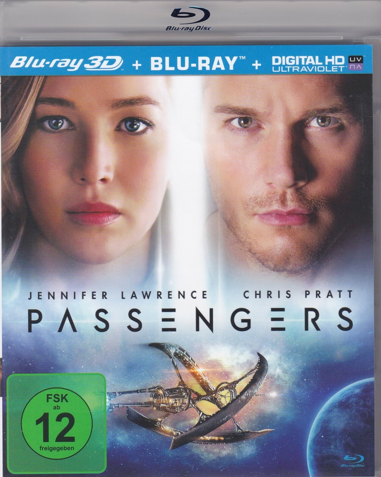 Passengers blu-ray Jennifer Lawrence Chris Pratt ohne 3D blu-ray