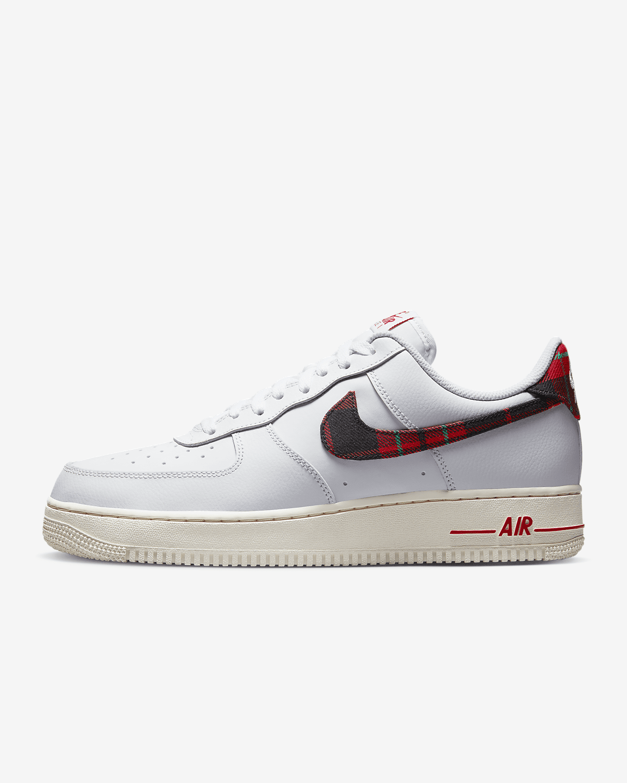 

NIKE Air Force 1 07 Lv8 DV0789-100 Белый/Зеленый стадион/Бледная слоновая кость/Универсальные, White / stadium green / pale ivory / university red, Air Force 1 '07 Lv8