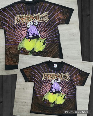 Vintage 90s Primus Pork Soda AOP Single Stitch Band T-Shirt Sz XL EUC Rock Band