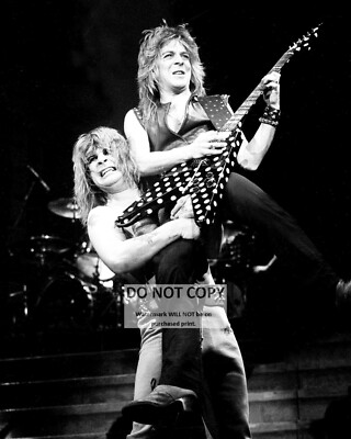 OZZY OSBOURNE AND RANDY RHOADS - 8X10 PUBLICITY PHOTO (FB-089)