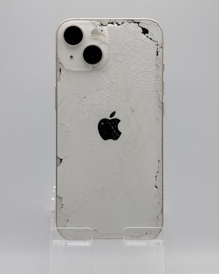 Apple iPhone 14 - 128 GB Starlight - Unlocked - A2649 - Used - Cracked Glass