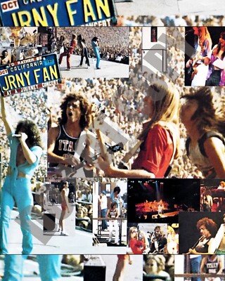 1980's Journey Steve Perry Concert Tour Collage Poster Like Art 8x10 Photo