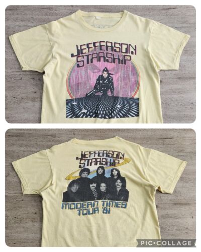 Vintage 80s Jefferson Starship Modern Times Tour T-Shirt L Vintage 80s Jefferson Starship Modern Times Tour T-Shirt L