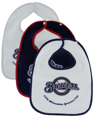 Нагрудник для вентилятора Milwaukee Brewers Little Milwaukee Brewers - 3 упаковки