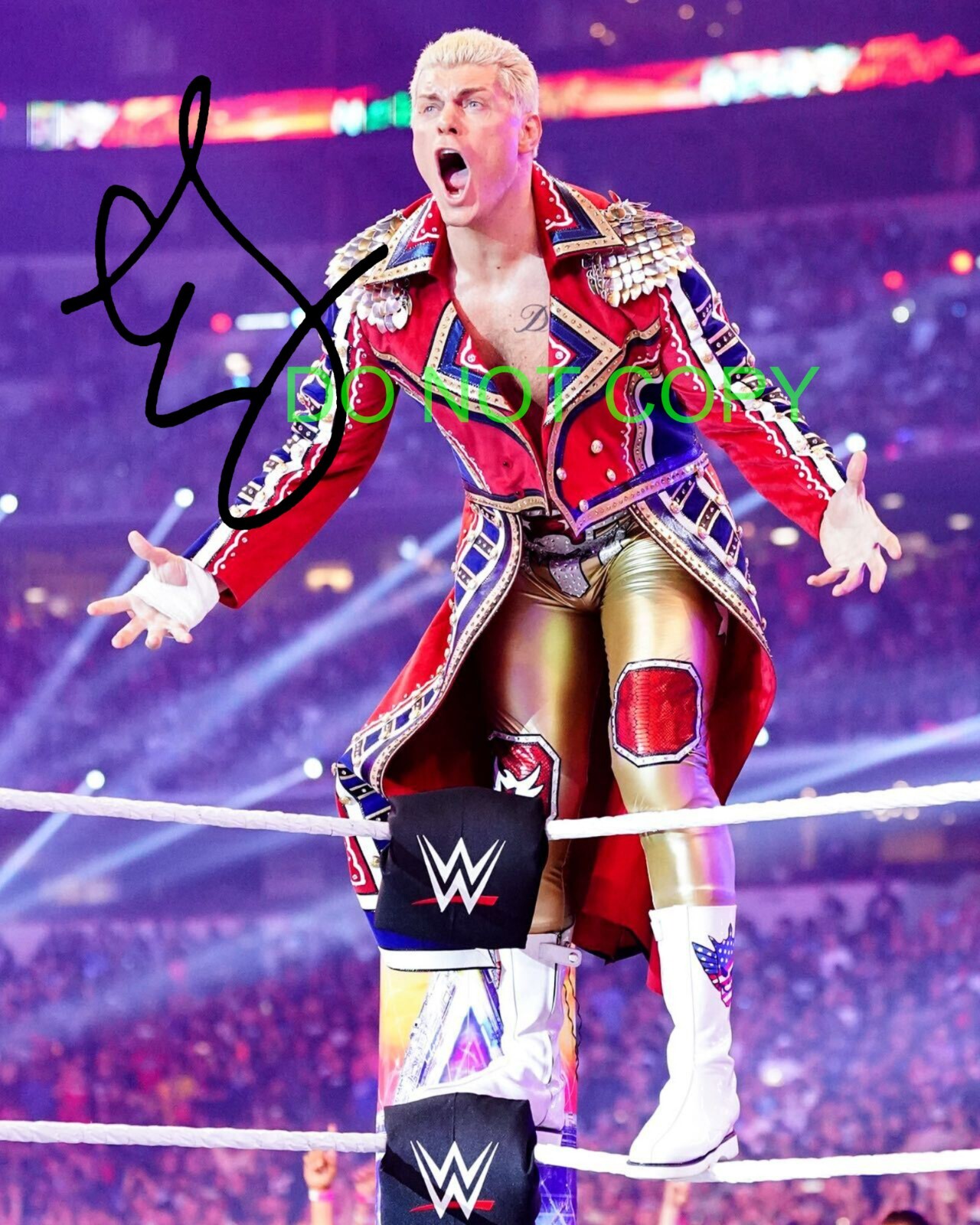 ●コーディ・ローデス●Cody Rhodes●サイン入ポスター●WWE s-l400.jpg