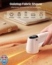 Gaiatop Fabric Shaver Rechargeable, Electric Lint Remover Shaver with LED Display, 6 Leaf Blade, 3-Speeds Sweater Depiller for Clothes, Furniture, Couch, Fuzz, Pills, Pink