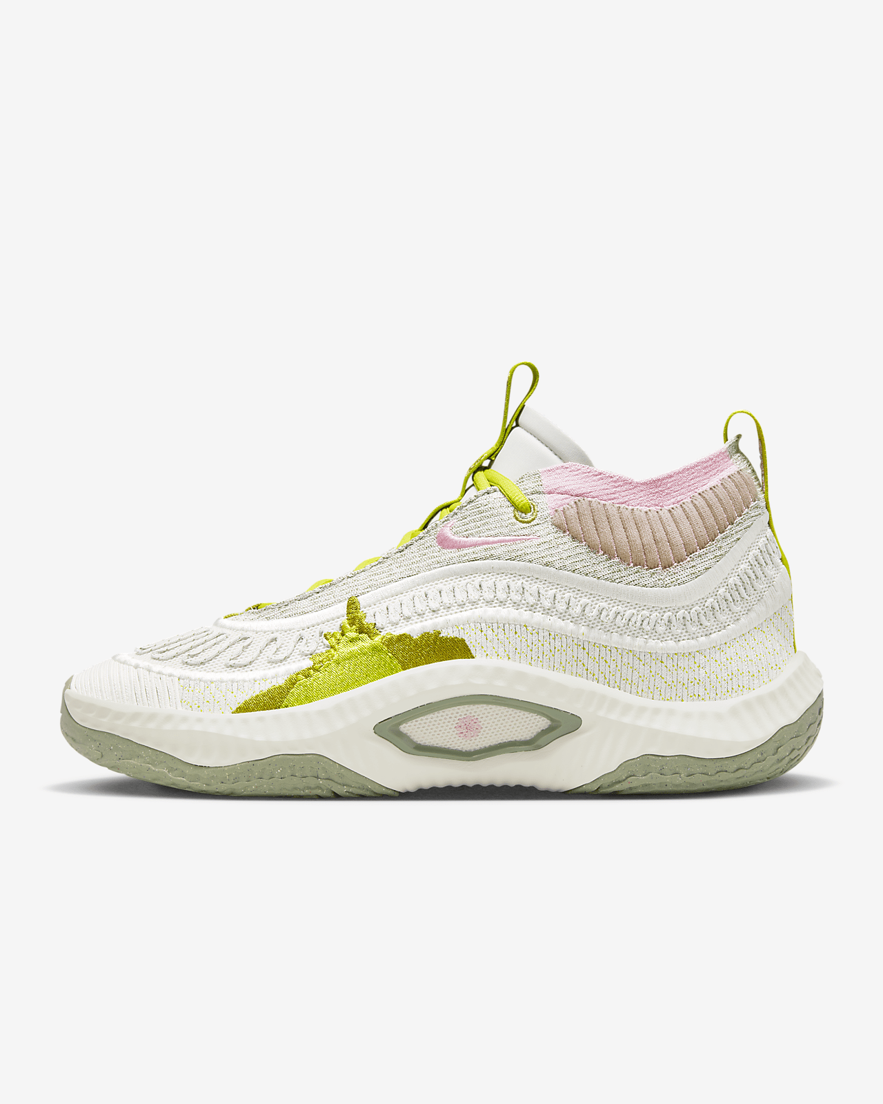 

Кроссовки Nike Cosmic Unity 3 DV9087-001 Phantom / Bright Cactus / Lightborn, Phantom/bright cactus/lightborn/medium soft pink, Nike Cosmic Unity