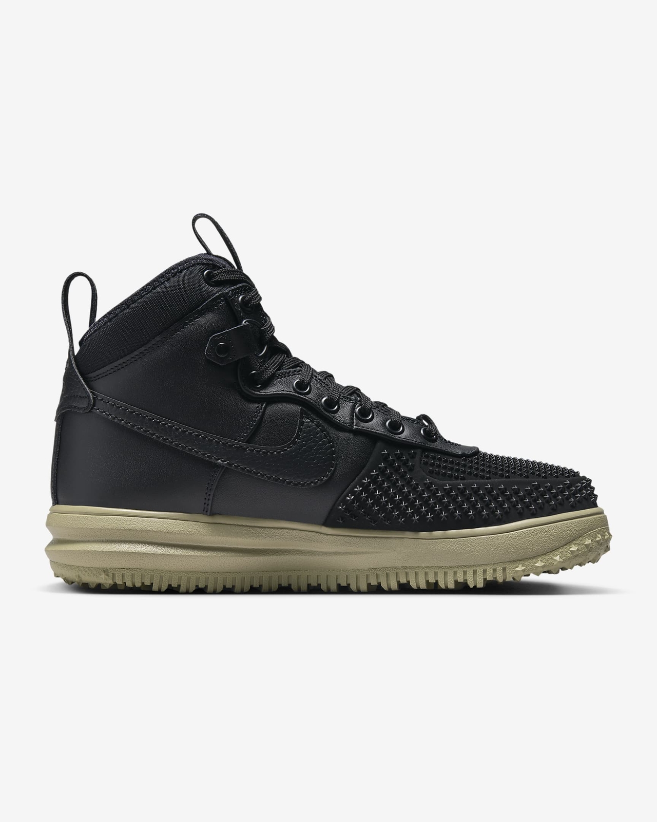Pre-owned Nike Lunar Force 1 Duckboot Black Neutral Olive Dz5320-001