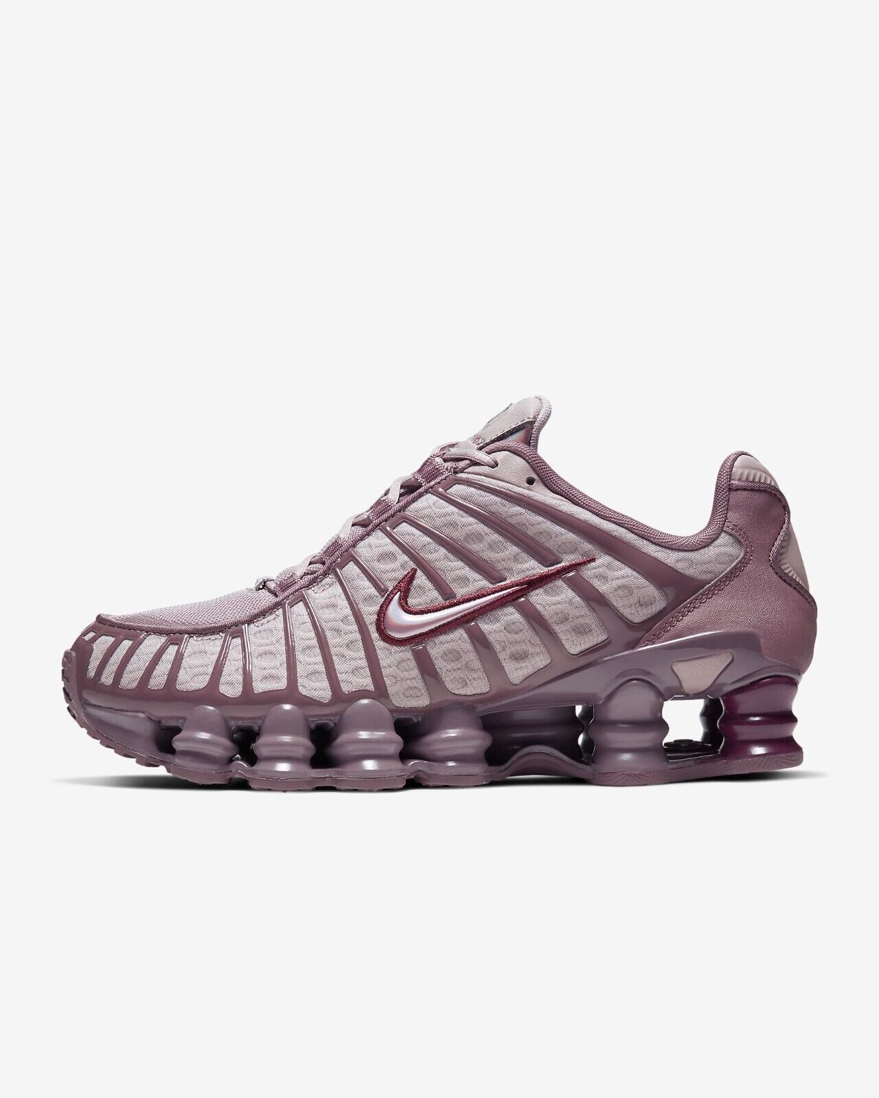 New Nike Women's Shox TL Shoes - Pumice/ Night Maroon New Nike Women's Shox TL Shoes - Pumice/ Night Maroon