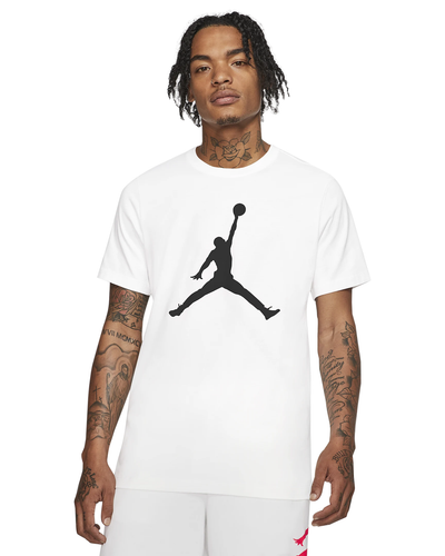 Белая/черная футболка Jordan Jumpman