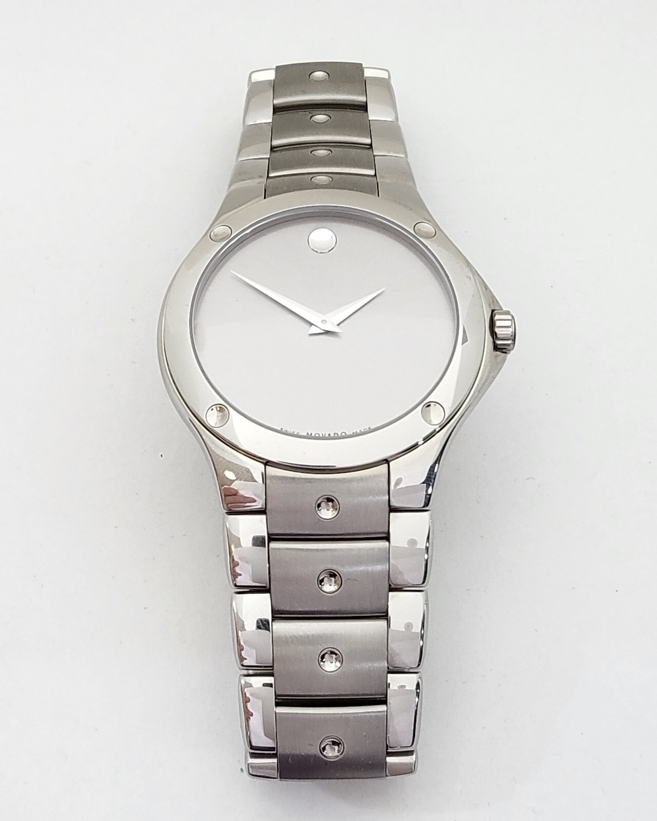 Movado SE Sport Edition 0605789 84 G1 1882 Men s Stainless Steel Museum Watch eBay