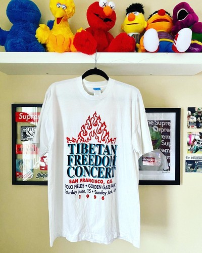 90s　Tibetan Freedom Concert Tシャツ 1996年 1996 Tibetan Freedom Concert Tee. Vintage Sonic Youth